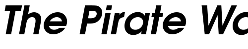 Font : Gardenzi---DemiOblique Custom Text : The Pirate Way Test your own text here Click to download or to view this font on a tshirt that can be custom printed in Bali