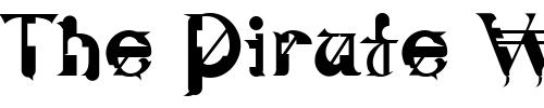 Font : GargoilICG Custom Text : The Pirate Way Test your own text here Click to download or to view this font on a tshirt that can be custom printed in Bali