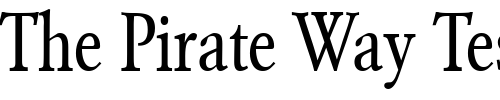 Font : GarondSmallDB-Normal Custom Text : The Pirate Way Test your own text here Click to download or to view this font on a tshirt that can be custom printed in Bali