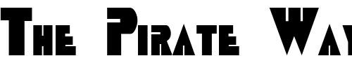 Font : GarretCondensed Custom Text : The Pirate Way Test your own text here Click to download or to view this font on a tshirt that can be custom printed in Bali