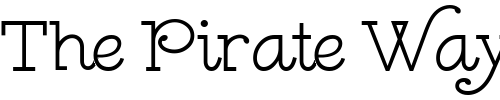 Font : Gasoline-Alley-NF Custom Text : The Pirate Way Test your own text here Click to download or to view this font on a tshirt that can be custom printed in Bali