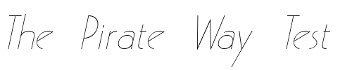 Font : Gaston-Italic Custom Text : The Pirate Way Test your own text here Click to download or to view this font on a tshirt that can be custom printed in Bali