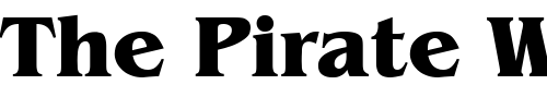 Font : Gazette-Bold Custom Text : The Pirate Way Test your own text here Click to download or to view this font on a tshirt that can be custom printed in Bali