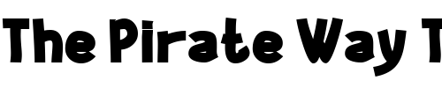 Font : Geeker-Bold Custom Text : The Pirate Way Test your own text here Click to download or to view this font on a tshirt that can be custom printed in Bali