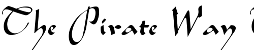 Font : Gelfling-SF Custom Text : The Pirate Way Test your own text here Click to download or to view this font on a tshirt that can be custom printed in Bali