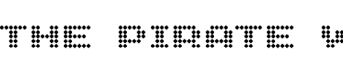 Font : GenetrixCrossed Custom Text : The Pirate Way Test your own text here Click to download or to view this font on a tshirt that can be custom printed in Bali