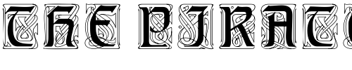 Font : GenioCapsSSK-Regular Custom Text : The Pirate Way Test your own text here Click to download or to view this font on a tshirt that can be custom printed in Bali
