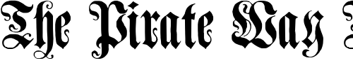 Font : Genzsch-Et-Heyse Custom Text : The Pirate Way Test your own text here Click to download or to view this font on a tshirt that can be custom printed in Bali