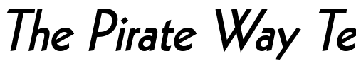 Font : Geo-112-Bold-Italic Custom Text : The Pirate Way Test your own text here Click to download or to view this font on a tshirt that can be custom printed in Bali