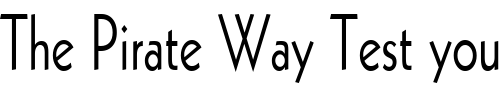 Font : Geo-112-Thin-Normal Custom Text : The Pirate Way Test your own text here Click to download or to view this font on a tshirt that can be custom printed in Bali