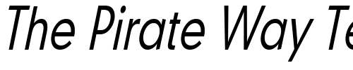 Font : Geo-579-Thin-Italic Custom Text : The Pirate Way Test your own text here Click to download or to view this font on a tshirt that can be custom printed in Bali