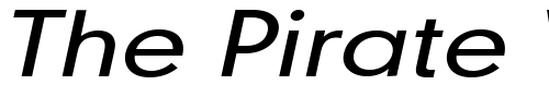 Font : Geo-579-Wide-Italic Custom Text : The Pirate Way Test your own text here Click to download or to view this font on a tshirt that can be custom printed in Bali