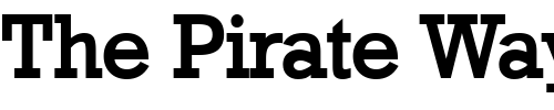 Font : Geo-986-Bold Custom Text : The Pirate Way Test your own text here Click to download or to view this font on a tshirt that can be custom printed in Bali