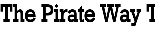 Font : Geo-986-Condensed-Bold Custom Text : The Pirate Way Test your own text here Click to download or to view this font on a tshirt that can be custom printed in Bali