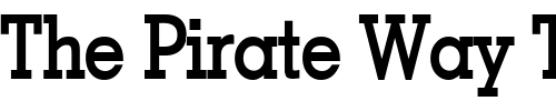 Font : Geo-Condensed-Bold Custom Text : The Pirate Way Test your own text here Click to download or to view this font on a tshirt that can be custom printed in Bali