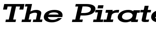 Font : Geo-Extended-Bold-Italic Custom Text : The Pirate Way Test your own text here Click to download or to view this font on a tshirt that can be custom printed in Bali