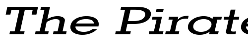 Font : Geo-Extended-Italic Custom Text : The Pirate Way Test your own text here Click to download or to view this font on a tshirt that can be custom printed in Bali