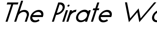 Font : Geo-Italic Custom Text : The Pirate Way Test your own text here Click to download or to view this font on a tshirt that can be custom printed in Bali