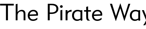 Font : Geometr415-Lt-BT-Lite Custom Text : The Pirate Way Test your own text here Click to download or to view this font on a tshirt that can be custom printed in Bali