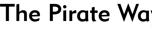 Font : Geometric-415-Medium-BT Custom Text : The Pirate Way Test your own text here Click to download or to view this font on a tshirt that can be custom printed in Bali