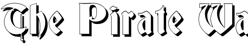 Font : Germania-Shadow Custom Text : The Pirate Way Test your own text here Click to download or to view this font on a tshirt that can be custom printed in Bali