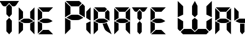 Font : GhostMachine Custom Text : The Pirate Way Test your own text here Click to download or to view this font on a tshirt that can be custom printed in Bali