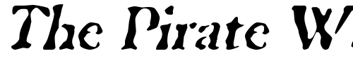 Font : GhostTown-Italic Custom Text : The Pirate Way Test your own text here Click to download or to view this font on a tshirt that can be custom printed in Bali