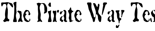 Font : GhostTownCondensed Custom Text : The Pirate Way Test your own text here Click to download or to view this font on a tshirt that can be custom printed in Bali