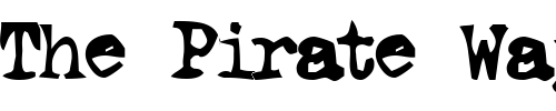 Font : Ghostwriter Custom Text : The Pirate Way Test your own text here Click to download or to view this font on a tshirt that can be custom printed in Bali