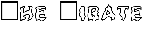 Font : Ghoul-Outline Custom Text : The Pirate Way Test your own text here Click to download or to view this font on a tshirt that can be custom printed in Bali