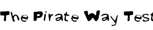 Font : Gibbard_erc_01 Custom Text : The Pirate Way Test your own text here Click to download or to view this font on a tshirt that can be custom printed in Bali