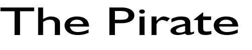 Font : GibraltarExtended Custom Text : The Pirate Way Test your own text here Click to download or to view this font on a tshirt that can be custom printed in Bali