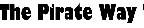 Font : GibsonCondUltra-Regular Custom Text : The Pirate Way Test your own text here Click to download or to view this font on a tshirt that can be custom printed in Bali