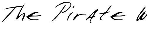 Font : GiffordsHand-Italic Custom Text : The Pirate Way Test your own text here Click to download or to view this font on a tshirt that can be custom printed in Bali