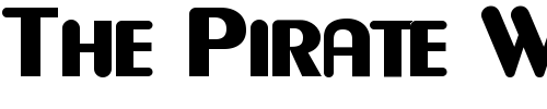 Font : Gilgongo-Kaps Custom Text : The Pirate Way Test your own text here Click to download or to view this font on a tshirt that can be custom printed in Bali