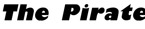 Font : GiliganBlack-Italic Custom Text : The Pirate Way Test your own text here Click to download or to view this font on a tshirt that can be custom printed in Bali