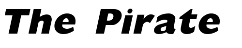 Font : GiliganExtrabold-Italic Custom Text : The Pirate Way Test your own text here Click to download or to view this font on a tshirt that can be custom printed in Bali