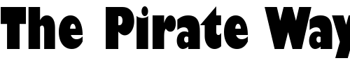 Font : Gill-Black-Condensed-SSi-Black-Condensed Custom Text : The Pirate Way Test your own text here Click to download or to view this font on a tshirt that can be custom printed in Bali