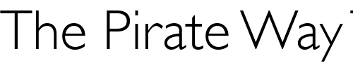 Font : Gill-Sans-MT-Light Custom Text : The Pirate Way Test your own text here Click to download or to view this font on a tshirt that can be custom printed in Bali