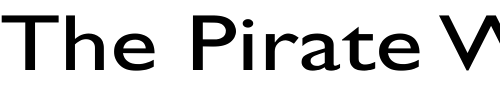 Font : GillSans-Wd Custom Text : The Pirate Way Test your own text here Click to download or to view this font on a tshirt that can be custom printed in Bali