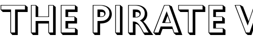 Font : GillSansShadowed Custom Text : The Pirate Way Test your own text here Click to download or to view this font on a tshirt that can be custom printed in Bali
