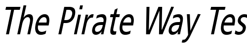 Font : Gilliam-2-Italic Custom Text : The Pirate Way Test your own text here Click to download or to view this font on a tshirt that can be custom printed in Bali