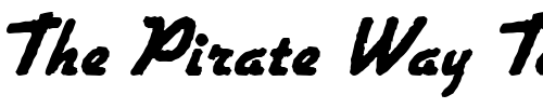 Font : GilliesAntDExtBol Custom Text : The Pirate Way Test your own text here Click to download or to view this font on a tshirt that can be custom printed in Bali