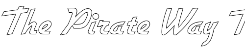 Font : GilliesGotDBolOu1 Custom Text : The Pirate Way Test your own text here Click to download or to view this font on a tshirt that can be custom printed in Bali
