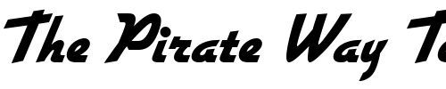 Font : GilliesGotDExtBol Custom Text : The Pirate Way Test your own text here Click to download or to view this font on a tshirt that can be custom printed in Bali
