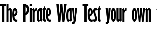 Font : GillionCBlaDB-Normal Custom Text : The Pirate Way Test your own text here Click to download or to view this font on a tshirt that can be custom printed in Bali
