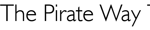 Font : Gilsans-Light-FC Custom Text : The Pirate Way Test your own text here Click to download or to view this font on a tshirt that can be custom printed in Bali