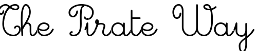 Font : GinoSchoolScript-Bold Custom Text : The Pirate Way Test your own text here Click to download or to view this font on a tshirt that can be custom printed in Bali