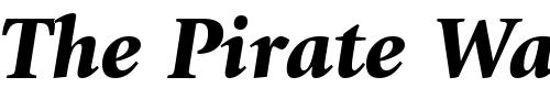 Font : Giovanni-BlackItalic Custom Text : The Pirate Way Test your own text here Click to download or to view this font on a tshirt that can be custom printed in Bali
