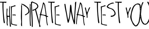 Font : Giraffe-plain Custom Text : The Pirate Way Test your own text here Click to download or to view this font on a tshirt that can be custom printed in Bali